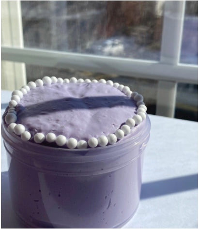 Lavender Buttercream Cake Slime